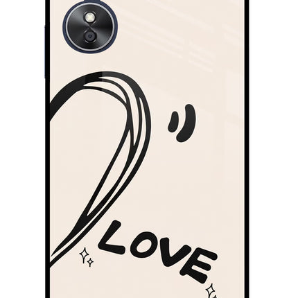 Soul Line Oppo A17 Glass Case Back Cover by Casekaro