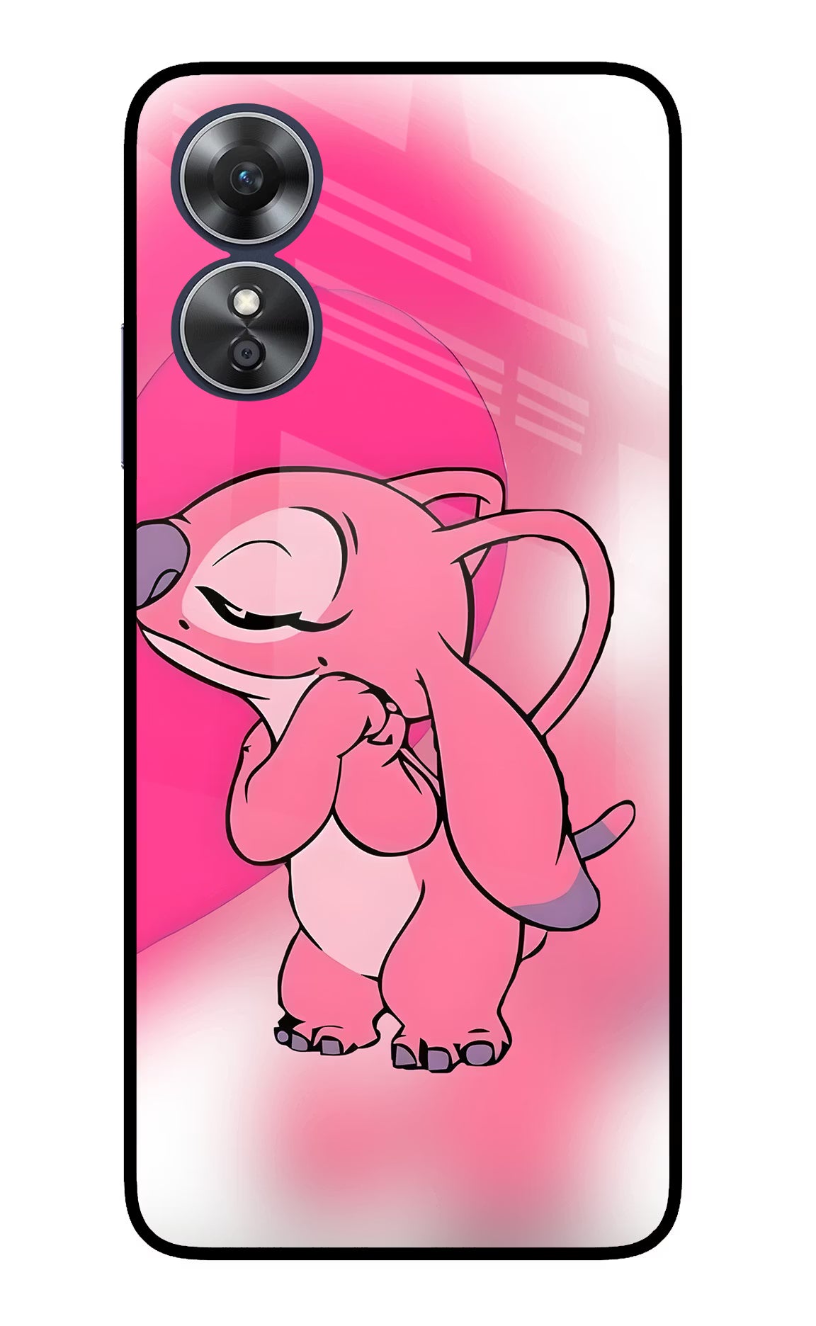 Angel Hug Oppo A17 Glass Case