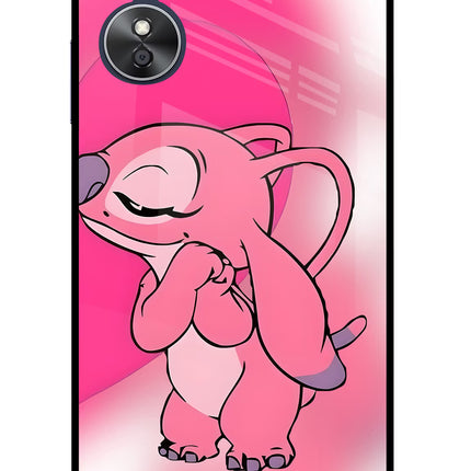 Angel Hug Oppo A17 Glass Case Back Cover by Casekaro