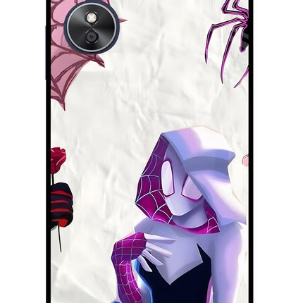 Gwen Verse Oppo A17 Glass Case Back Cover by Casekaro