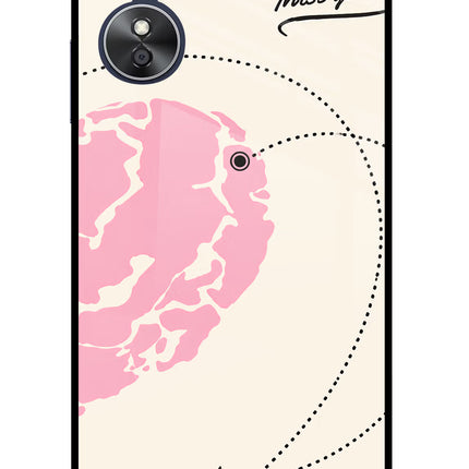 Miss Orbit Oppo A17 Glass Case Back Cover by Casekaro
