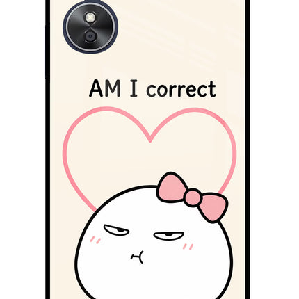 Always Right Oppo A17 Glass Case Back Cover by Casekaro