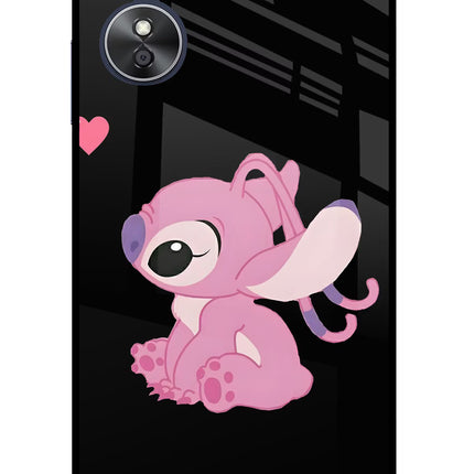 Angel Crush Oppo A17 Glass Case Back Cover by Casekaro