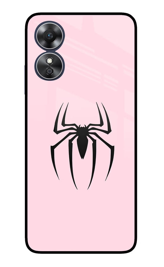 Peter Symbol Oppo A17 Glass Case