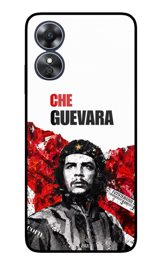 Che Guevara Revolution Oppo A17 Glass Case
