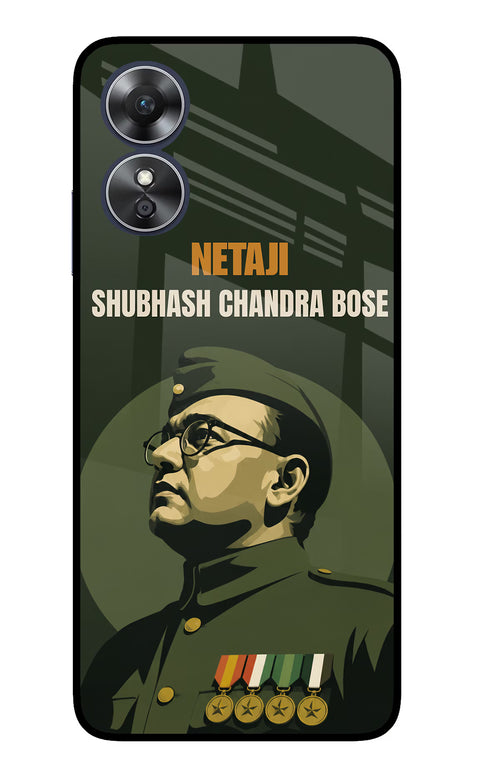 Netaji Legacy Oppo A17 Glass Case
