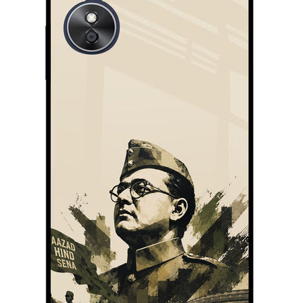 Netaji Rising Oppo A17 Glass Case