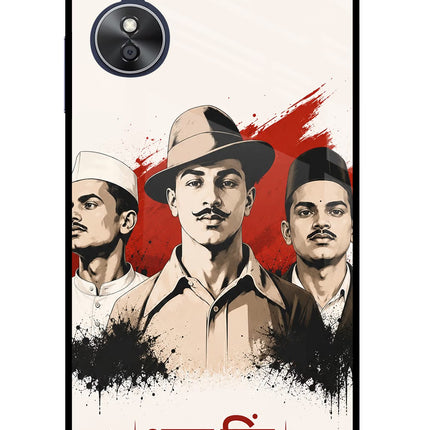 Sardar Patel Iron Will Oppo A17 Glass Case