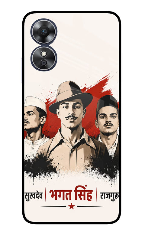 Sardar Patel Iron Will Oppo A17 Glass Case
