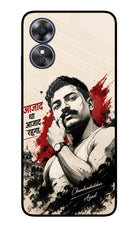 Dr. Ambedkar Visionary Oppo A17 Glass Case