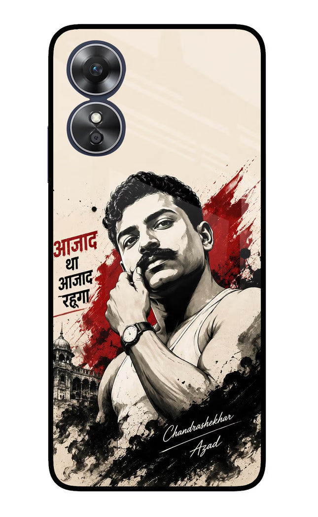 Dr. Ambedkar Visionary Oppo A17 Glass Case