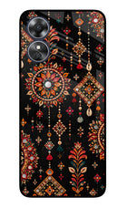 Boho Noir Oppo A17 Glass Case