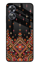 Noir Mehfil Oppo A17 Glass Case