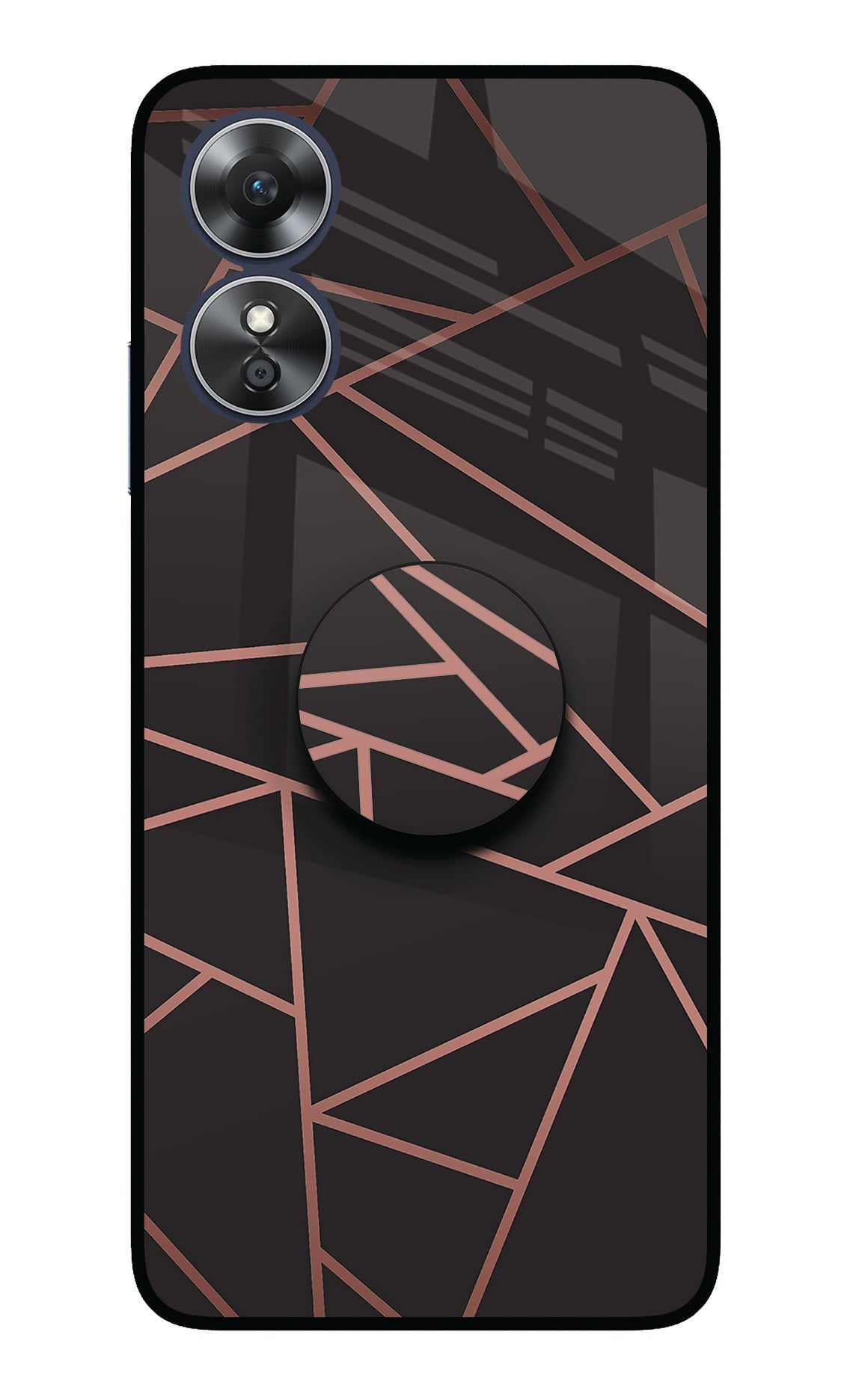 Geometric Pattern Oppo A17 Pop Case