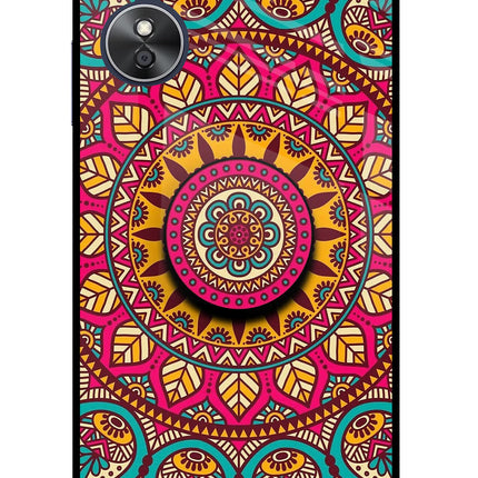 Mandala Oppo A17 Pop Case by Casekaro