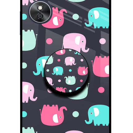 Baby Elephants Oppo A17 Pop Case by Casekaro