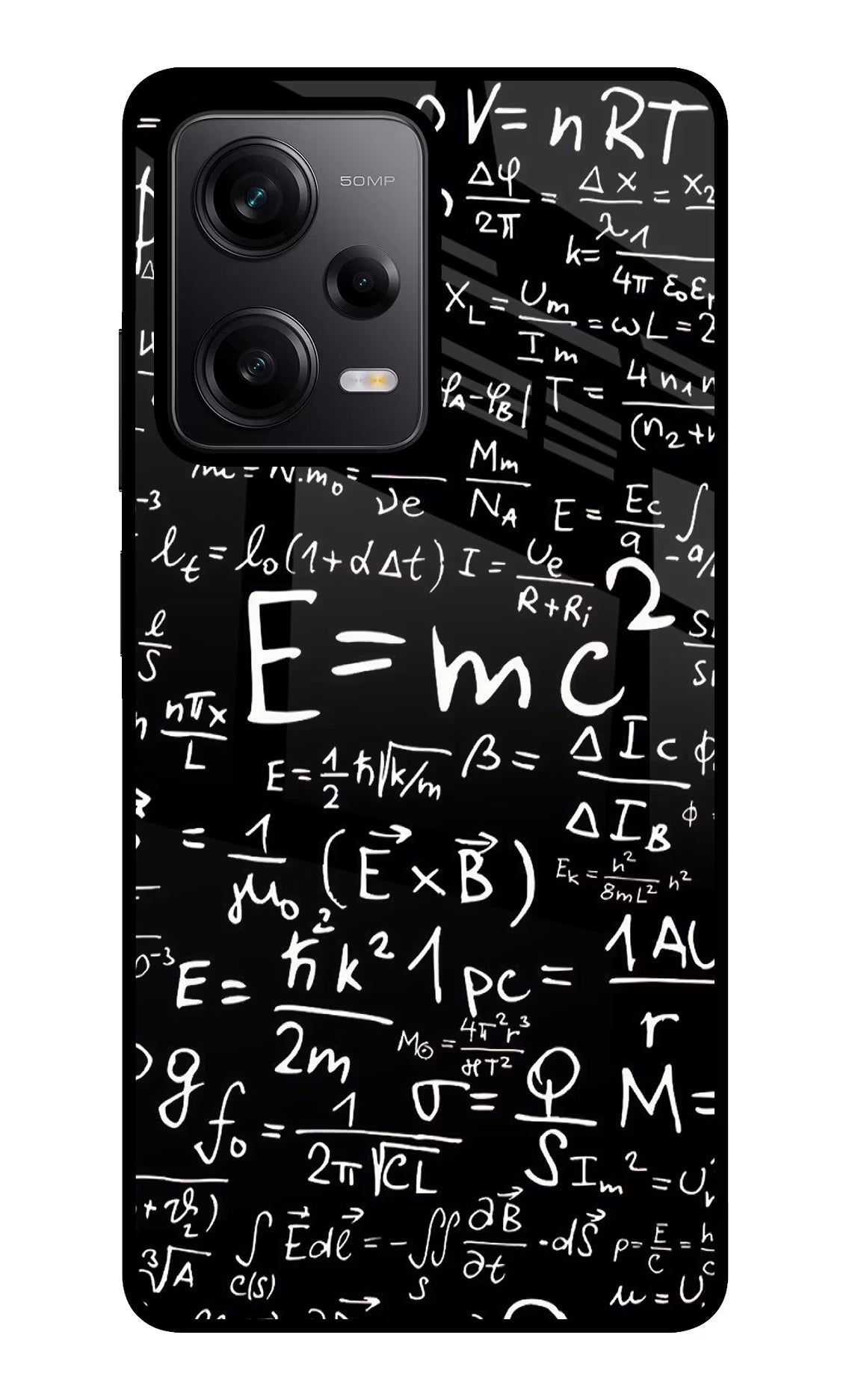 Physics Formula Poco X5 5G Glass Case