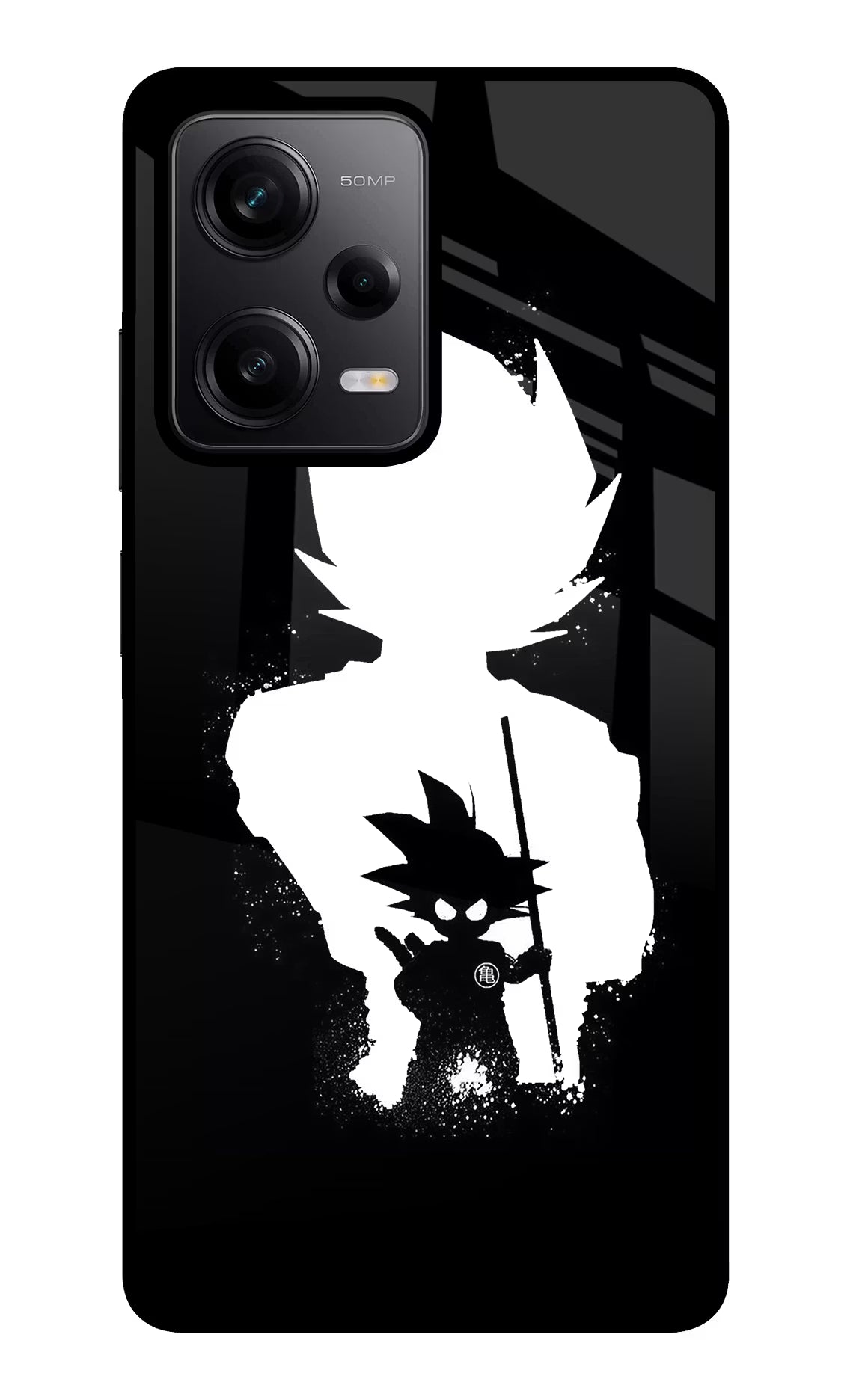 Goku Shadow Poco X5 5G Glass Case
