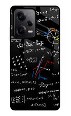 Mathematics Formula Poco X5 5G Glass Case Back Cover by Casekaro