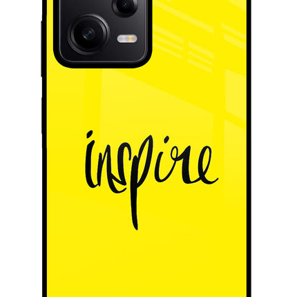 Inspire Poco X5 5G Glass Case Back Cover by Casekaro