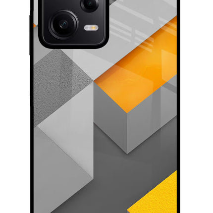 Abstract Poco X5 5G Glass Case
