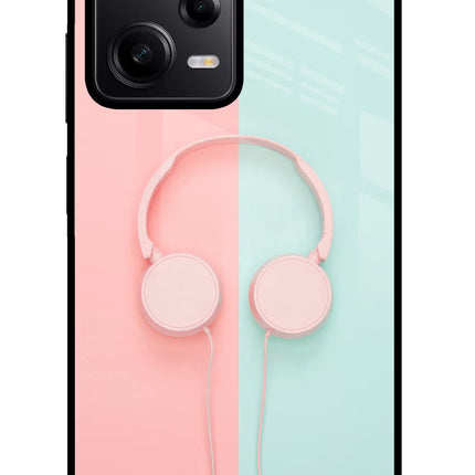 Music Lover Poco X5 5G Glass Case Back Cover by Casekaro