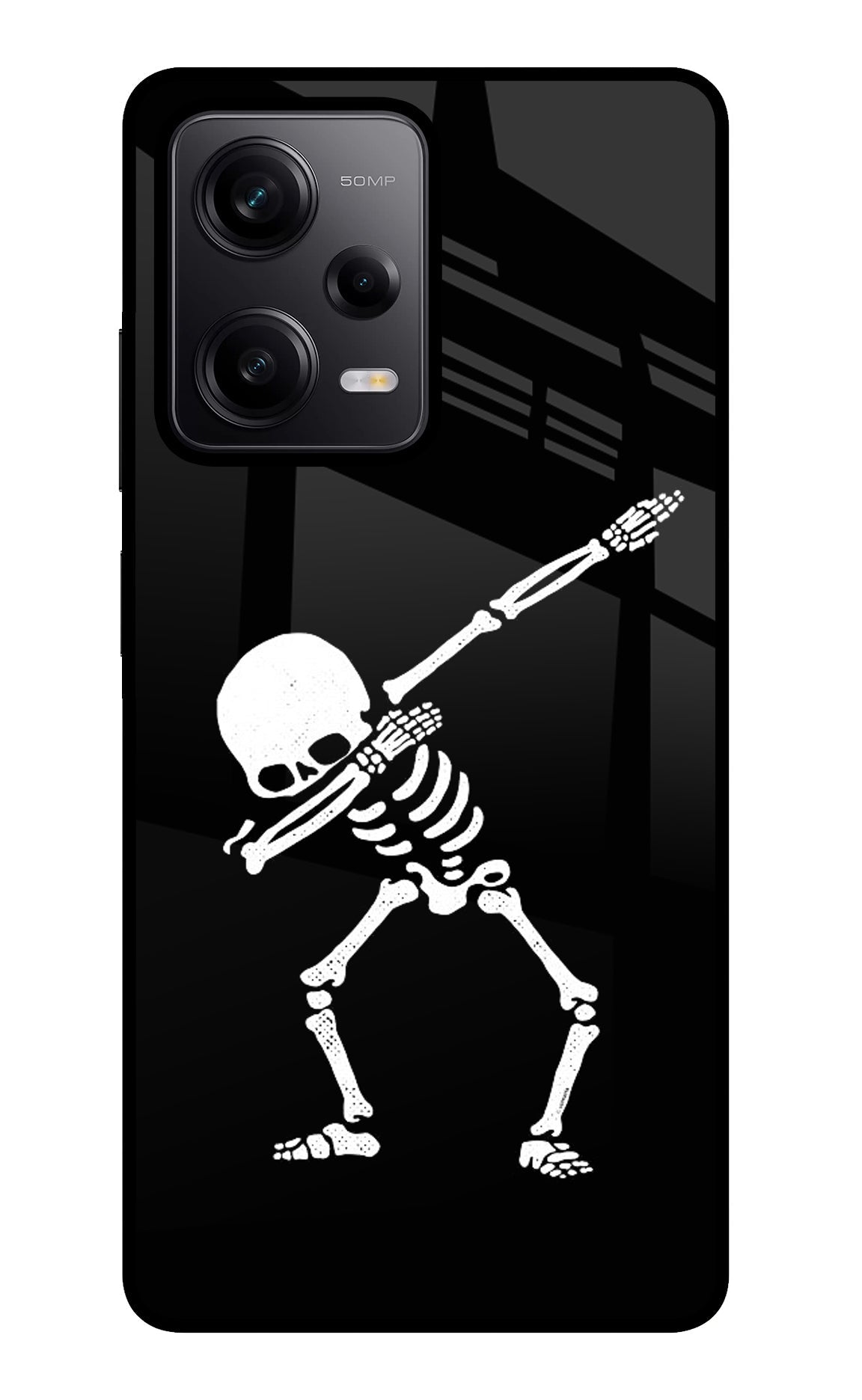 Dabbing Skeleton Art Poco X5 5G Back Cover