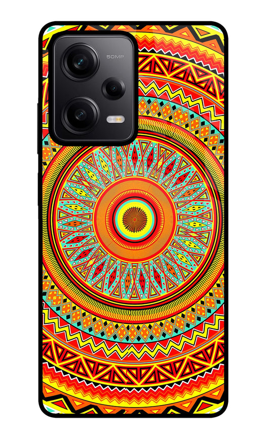 Mandala Pattern Poco X5 5G Glass Case