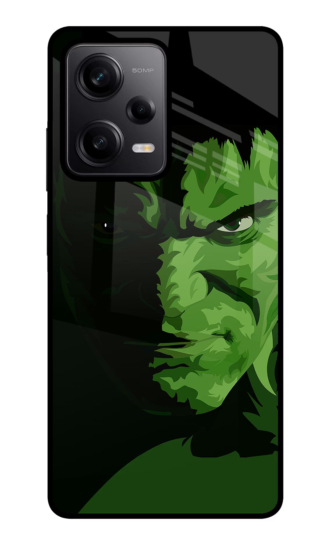HULK Poco X5 5G Glass Case Back Cover by Casekaro