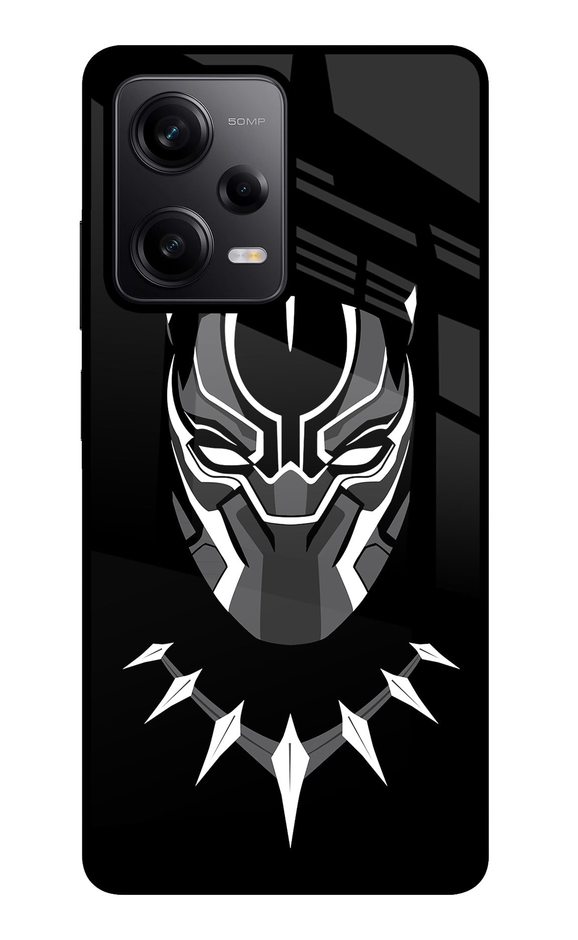 Black Panther Poco X5 5G Glass Case