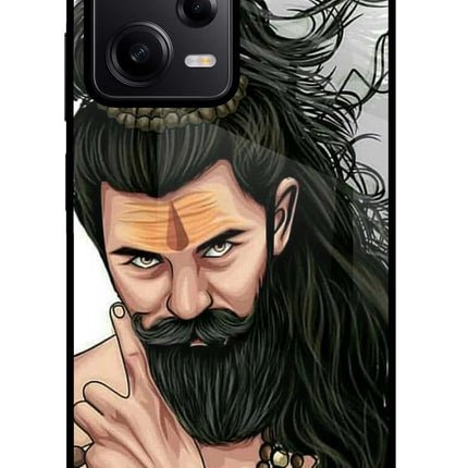Mahadev Poco X5 5G Glass Case Back Cover by Casekaro