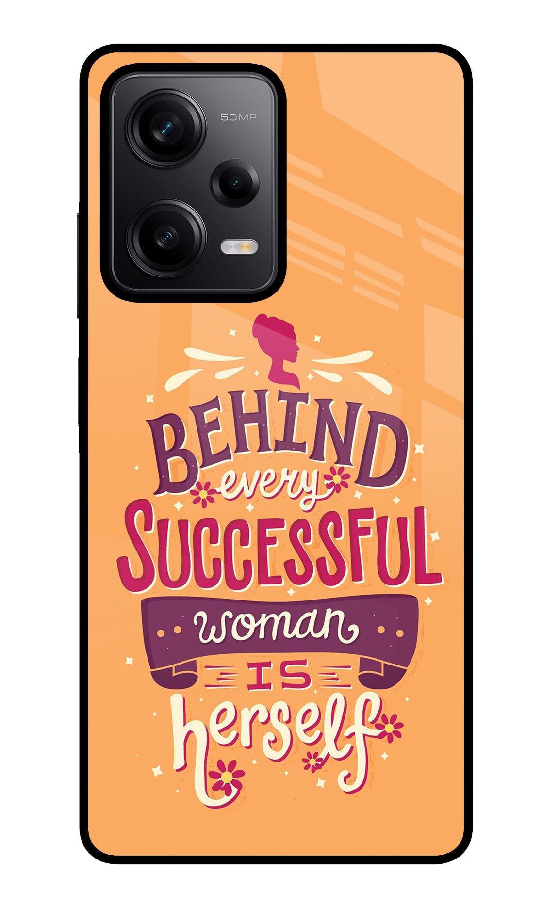 Behind Every Successful Woman There Is Herself Poco X5 5G Back Cover