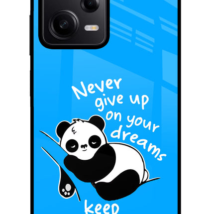 Keep Sleeping Poco X5 5G Glass Case Back Cover by Casekaro