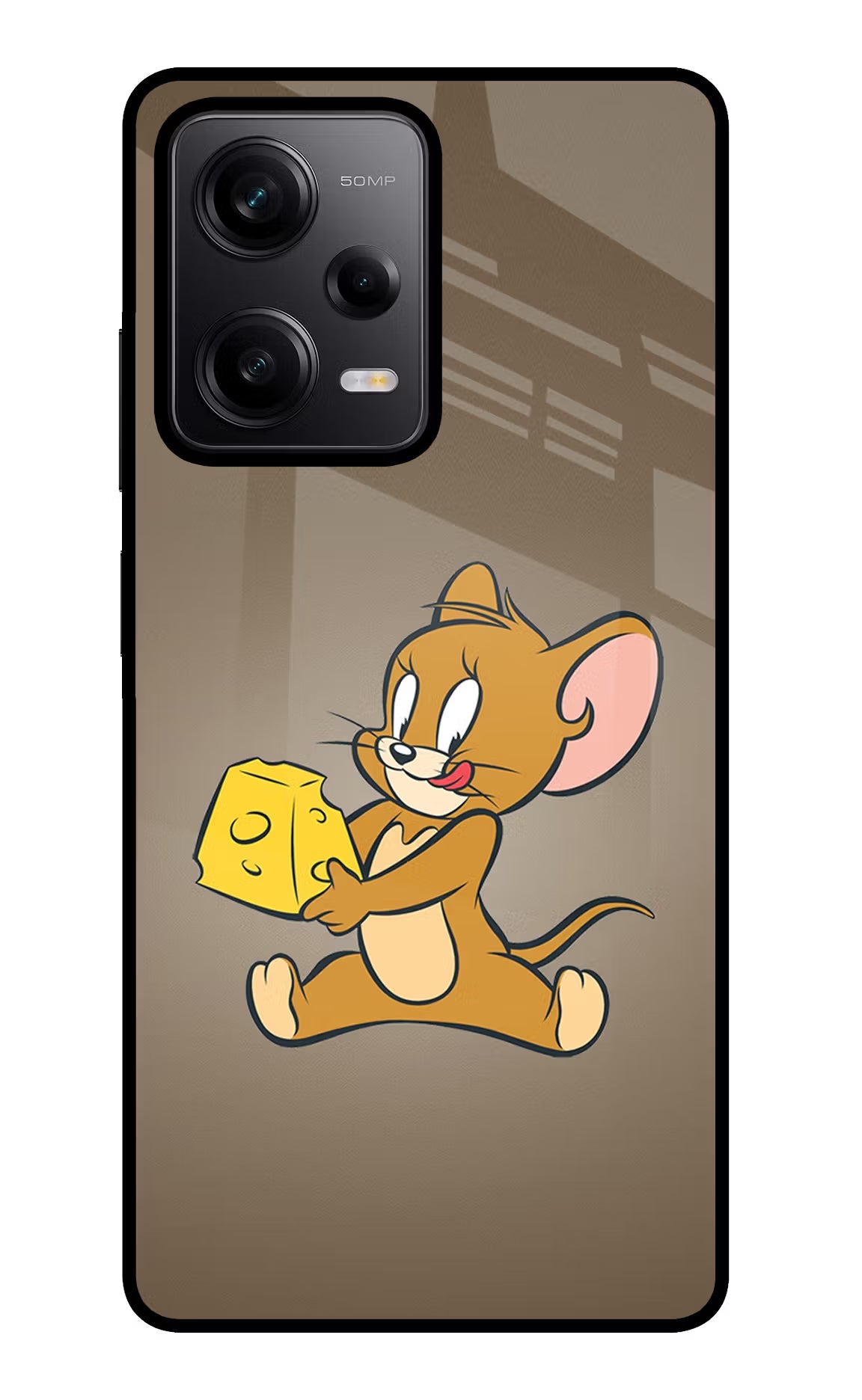 Jerry Poco X5 5G Glass Case Back Cover by Casekaro