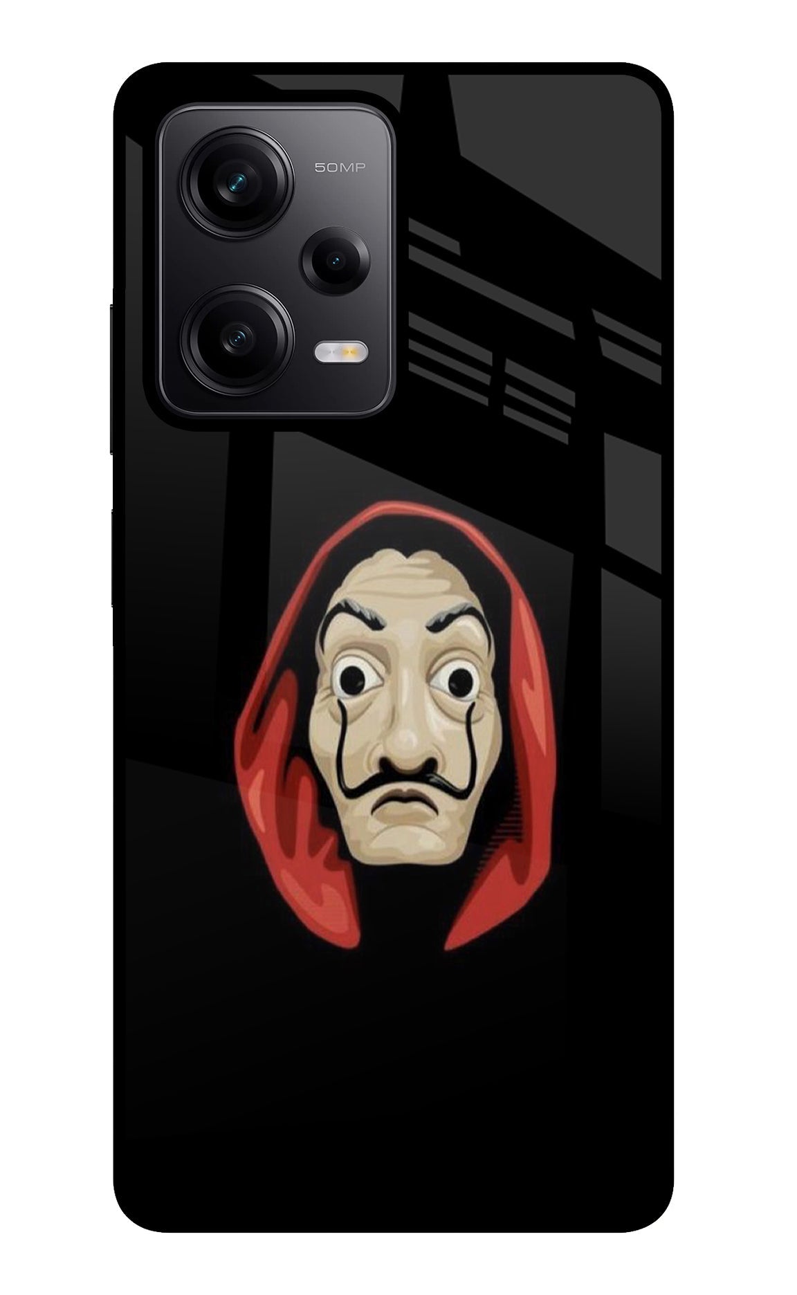 Money Heist Poco X5 5G Glass Case