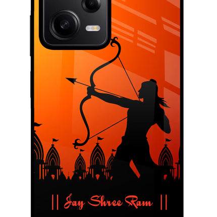 Lord Ram - 4 Poco X5 5G Glass Case Back Cover by Casekaro