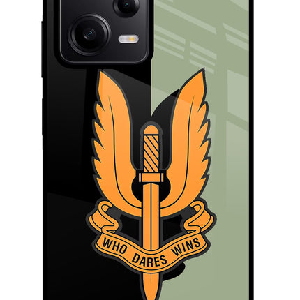 Balidan Logo Poco X5 5G Glass Case Back Cover by Casekaro
