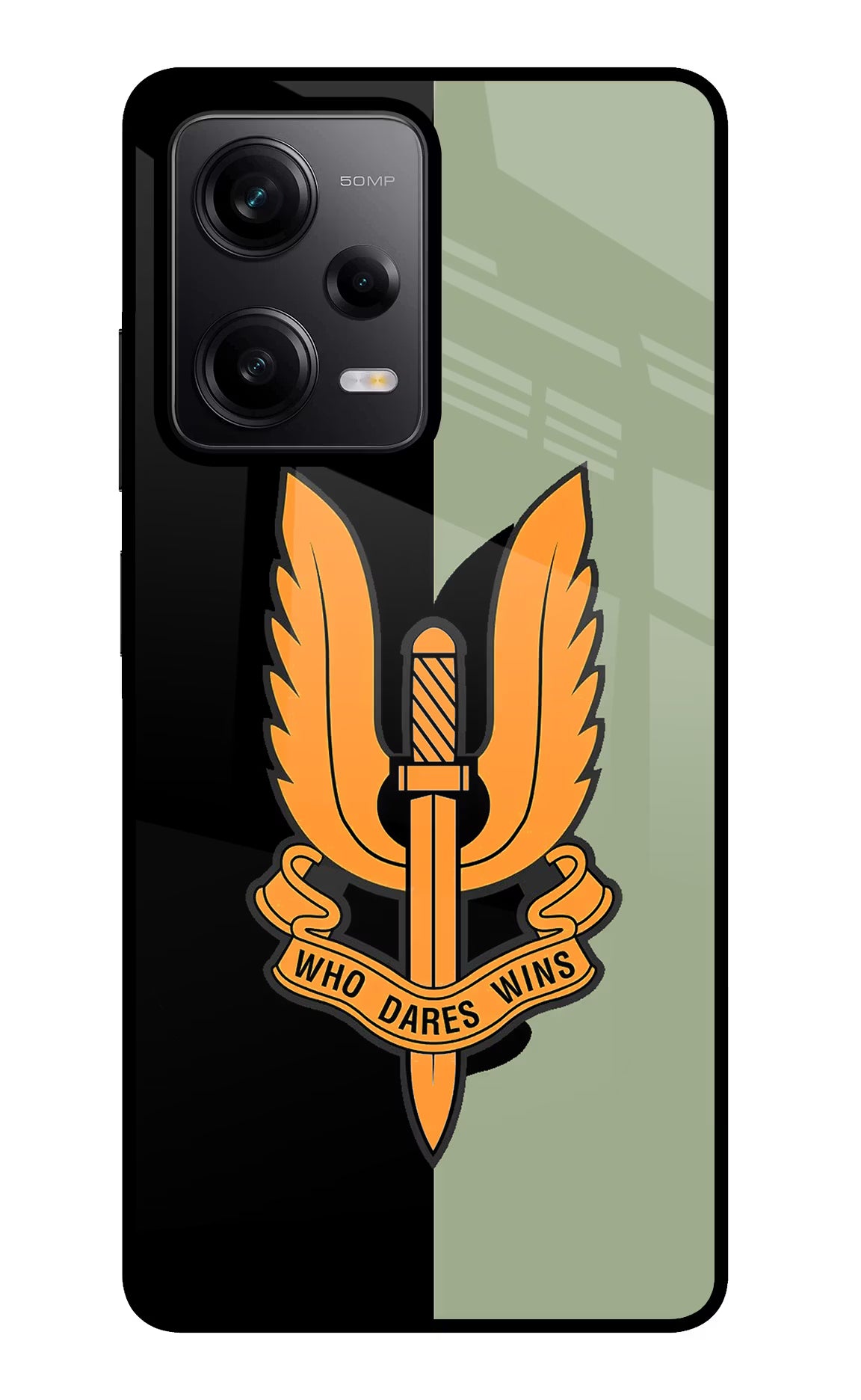 Balidan Logo Poco X5 5G Glass Case Back Cover by Casekaro