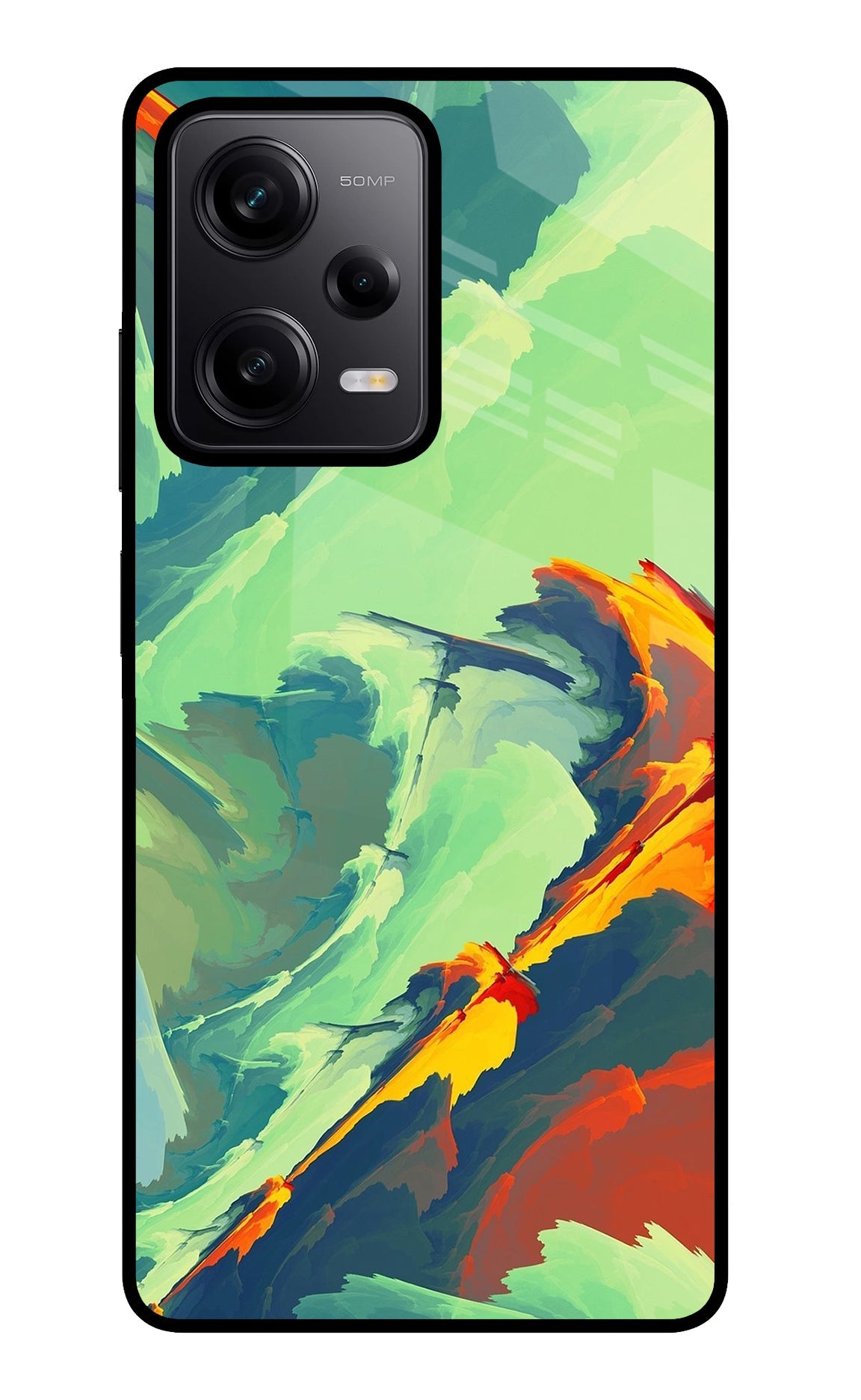 Paint Art Poco X5 5G Glass Case