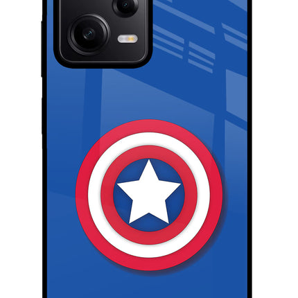 Shield Poco X5 5G Glass Case Back Cover by Casekaro