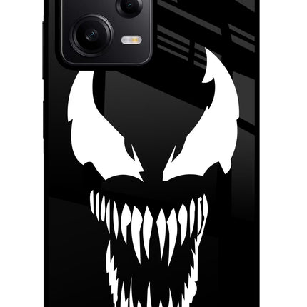 Venom Poco X5 5G Glass Case Back Cover by Casekaro