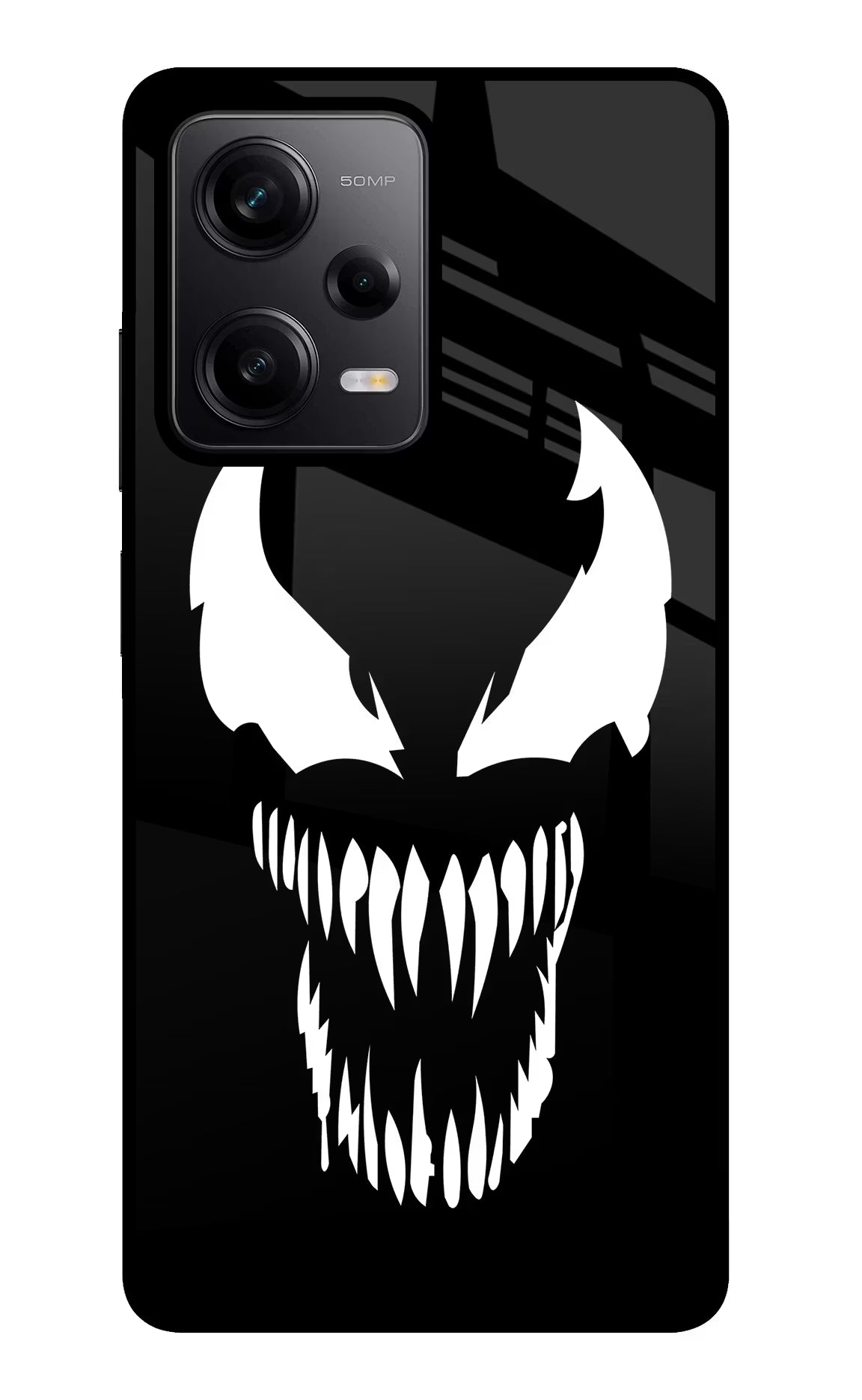 Venom Poco X5 5G Glass Case Back Cover by Casekaro