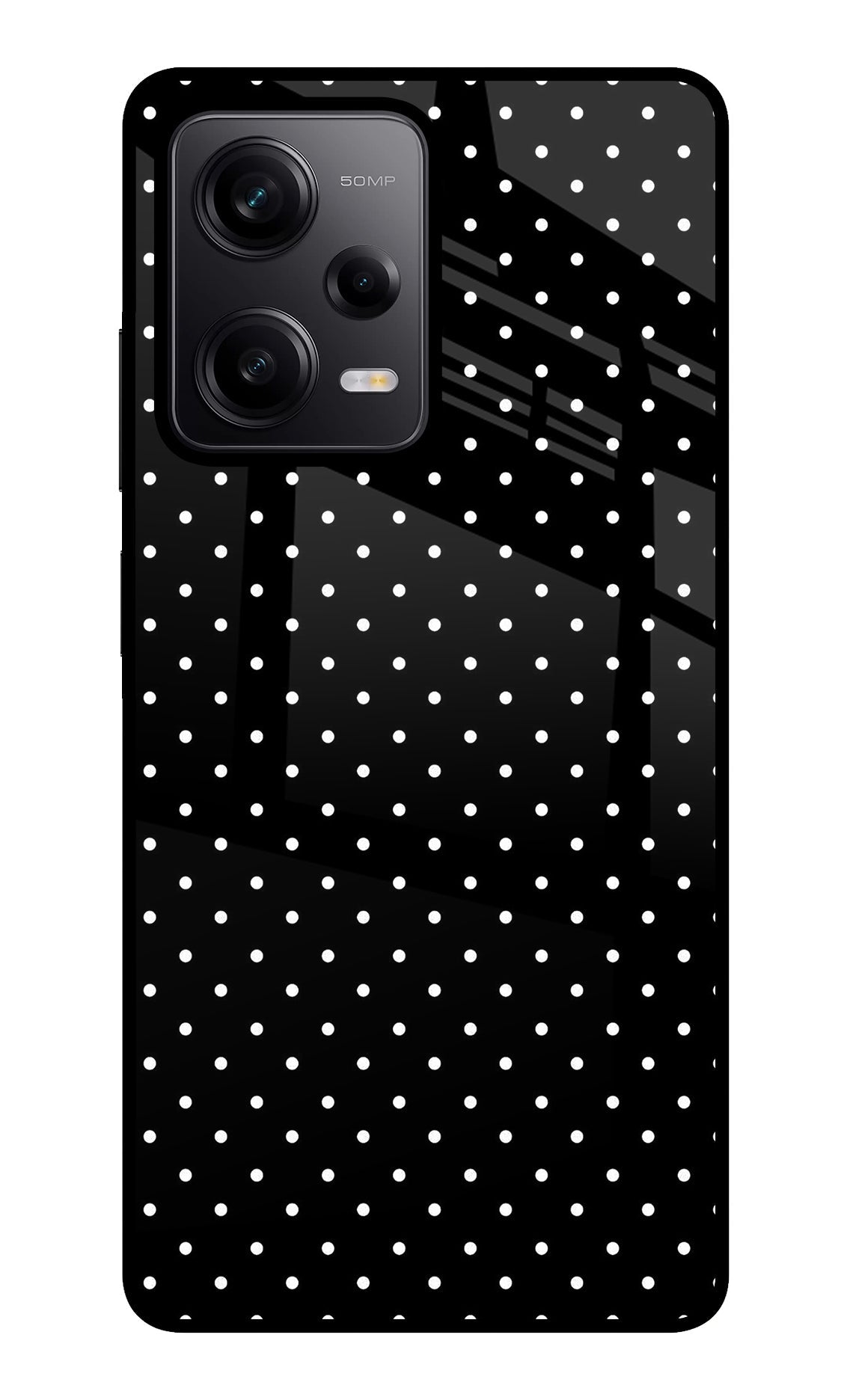 White Dots Poco X5 5G Back Cover