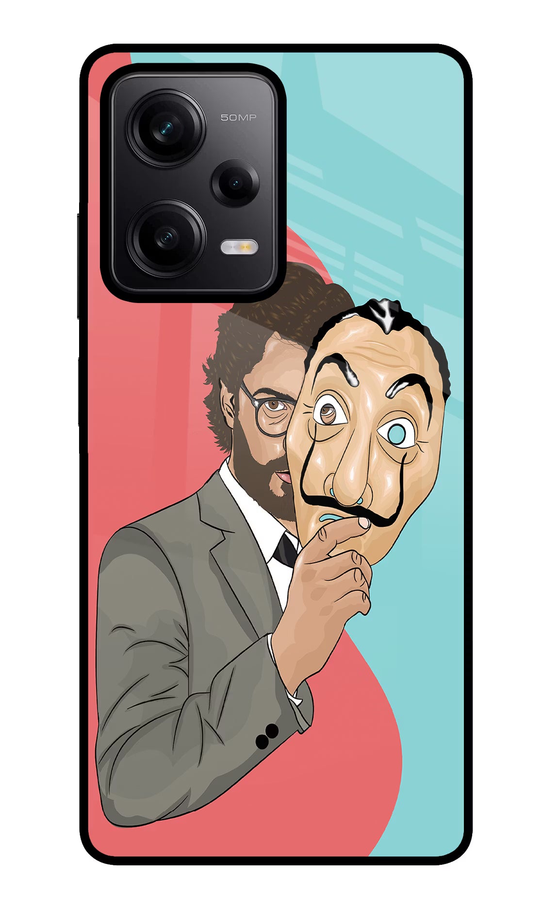 Professor Poco X5 5G Glass Case Back Cover by Casekaro
