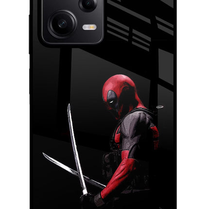 Deadpool Poco X5 5G Glass Case Back Cover by Casekaro