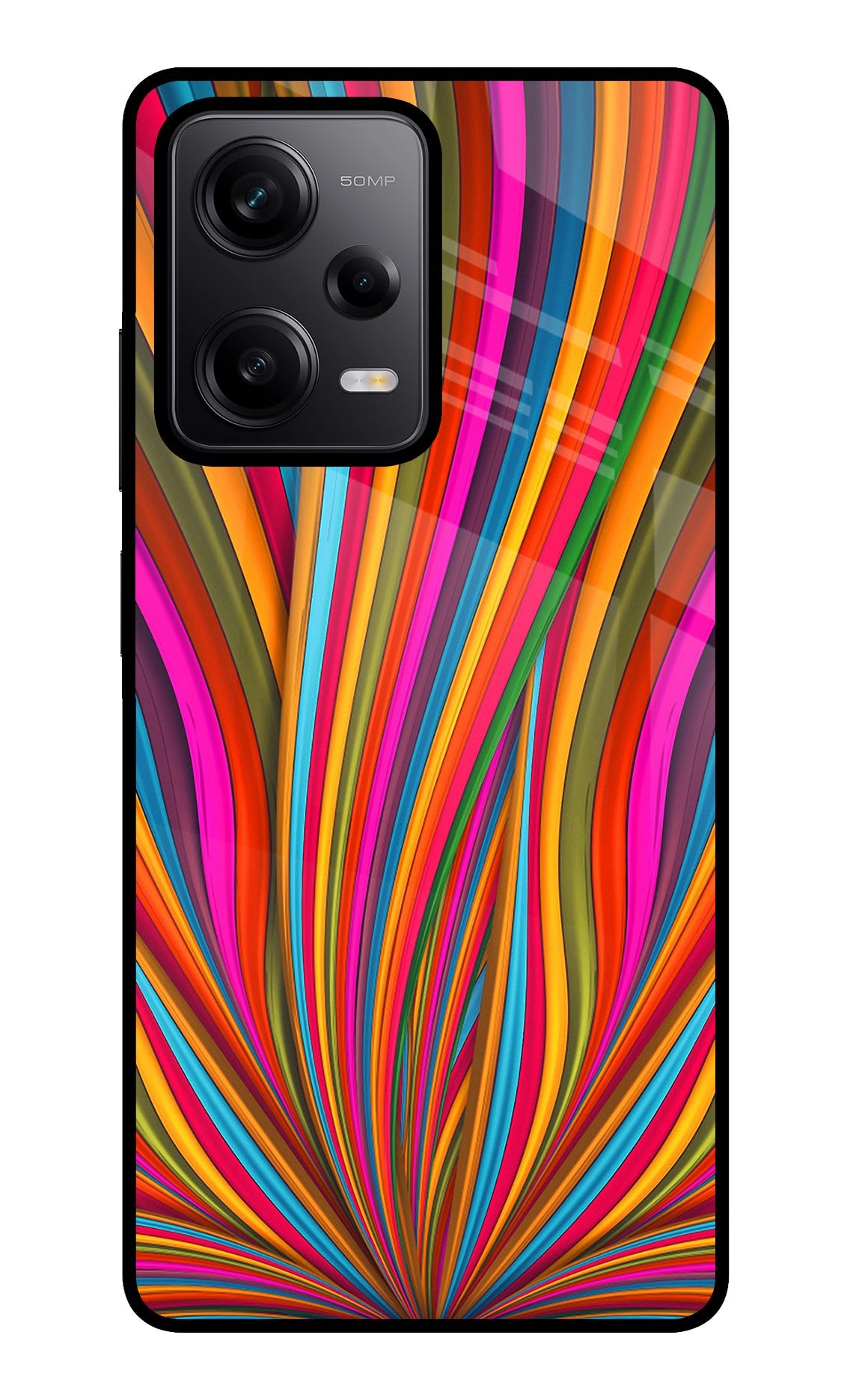 Trippy Wavy Poco X5 5G Back Cover