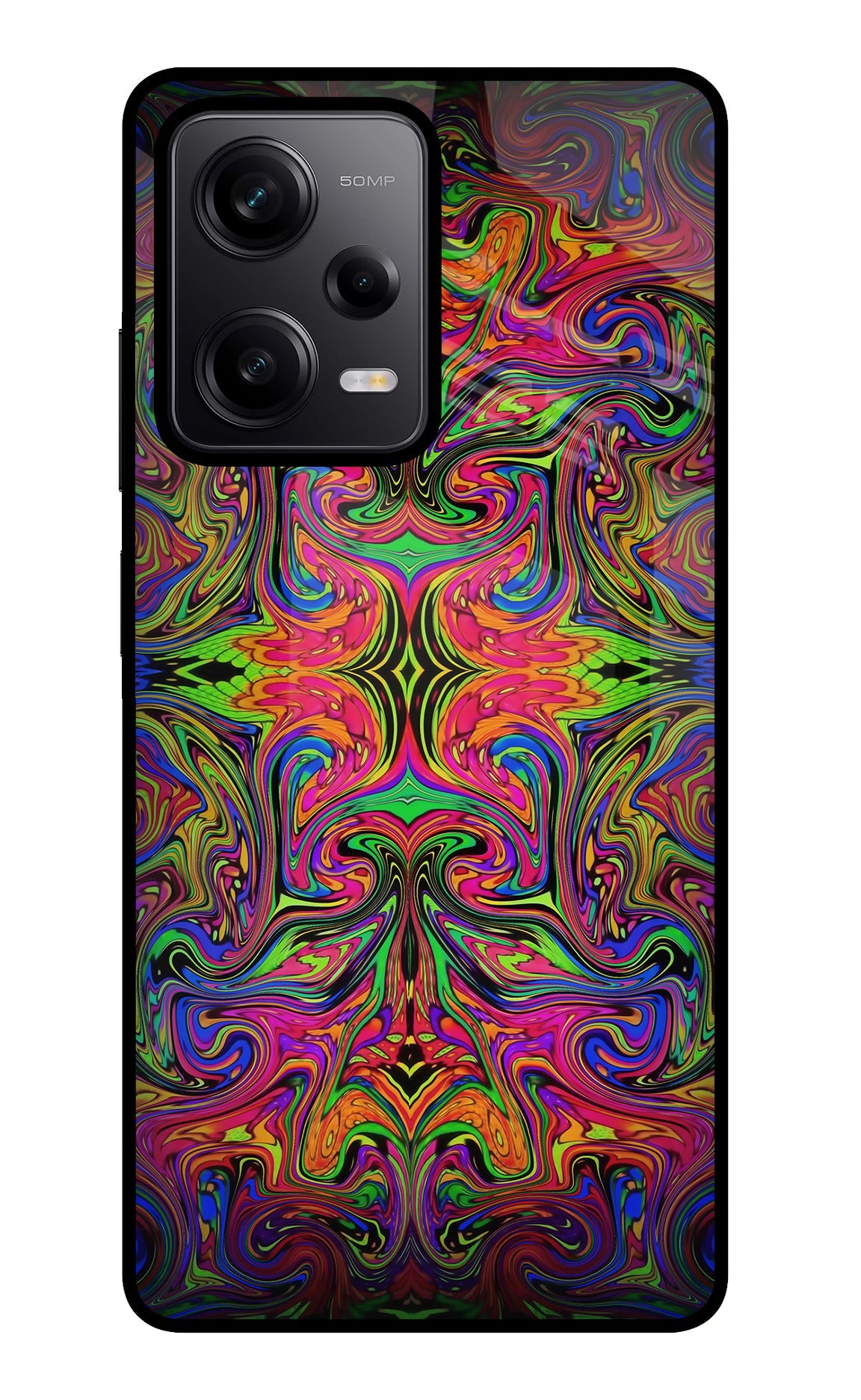 Psychedelic Art Poco X5 5G Back Cover