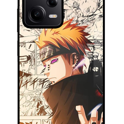 Pain Anime Poco X5 5G Glass Case Back Cover by Casekaro