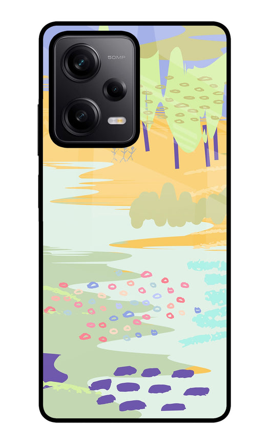 Scenery Poco X5 5G Glass Case