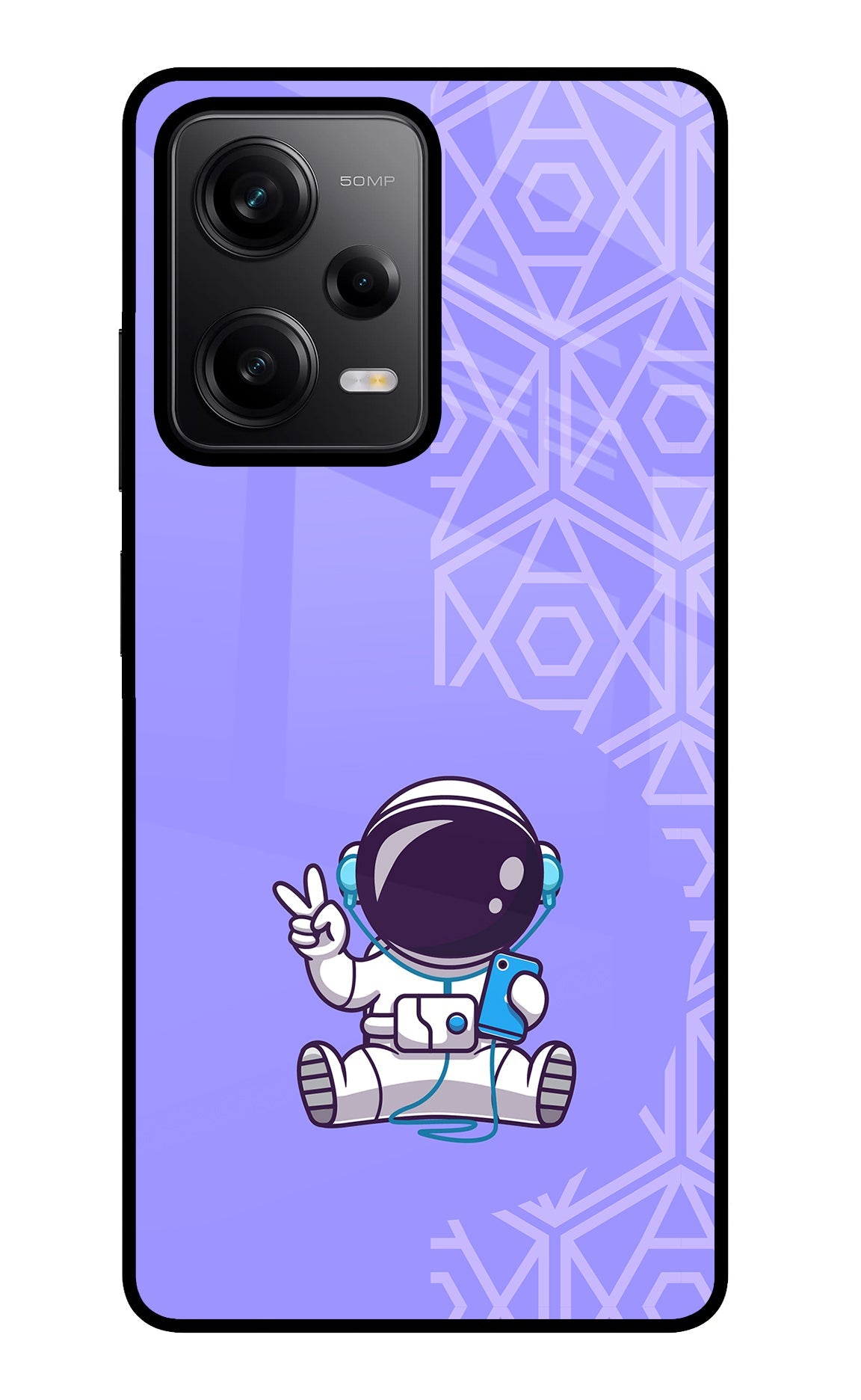 Cute Astronaut Chilling Poco X5 5G Back Cover